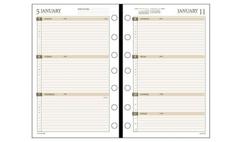 Day Runner Weekly Planner Refill, January 2015, Item #481-285Y-15