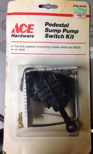 ACE Pedestal Sump Pump Replacement Switch Kit NIP 44059 &amp; 48230