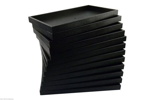 Wholesale lot of (10) leatherette wrapped jewelry tray-1&#034;-full size for sale