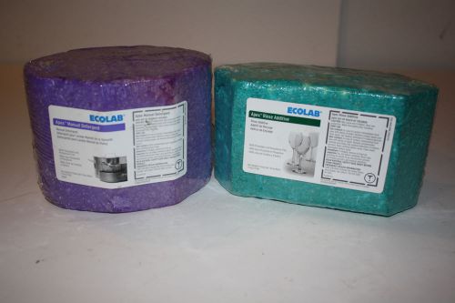 Ecolab apex rinse additive &amp; manual detergent blocks for sale