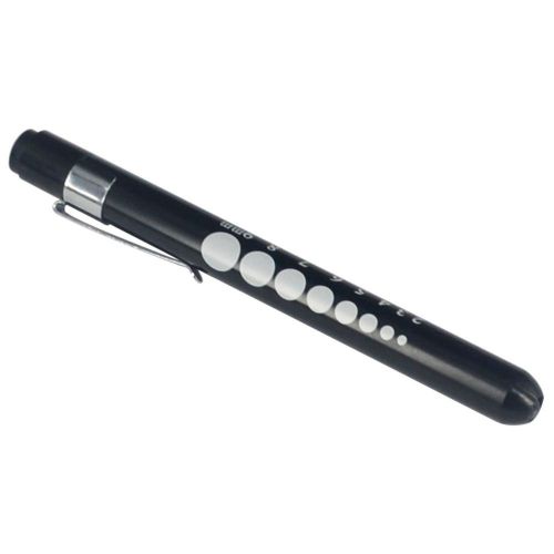 YESTARUSA® Pupil Gauge Reusable Penlight Pen Light Black Boxed