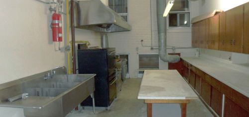 Entire Commercial Kitchen for sale. cabinets, stainless steel sink, BBQ, Fryers