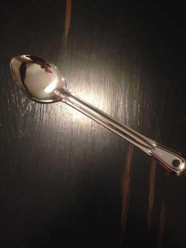 SOLID SERVING SPOON(S) 13&#034; STAINLESS STEEL