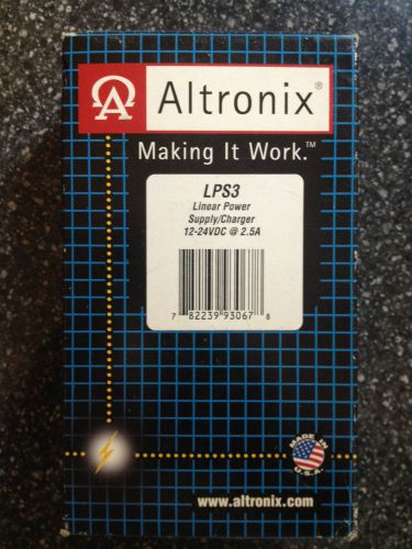 Altronix LPS3 Linear Power Supply/Charger with T2885DS Transformer