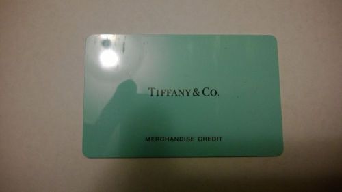 Tiffany and Co. Store Credit Gift Card valued at $162.94