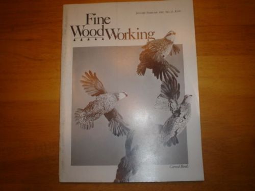 Vintage fine woodworking magazine taunton press issue no32 jan feb 1982 for sale