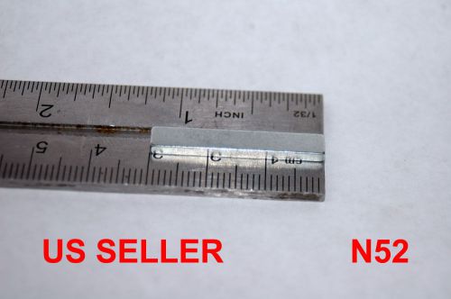 x2 N52 Zinc Plated 30x5x2mm Strongest Neodymium Rare-Earth Block Magnets