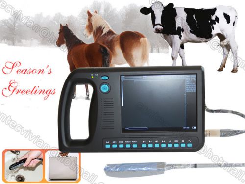 Palmsmart Veterinary VET Ultrasound Scanner with 6.5MHz Endo Rectal Linear Probe