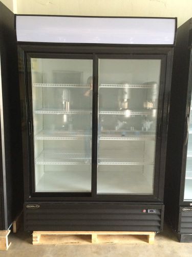 Kool it refrigerator - double door glass sliding door - ksm-50 for sale