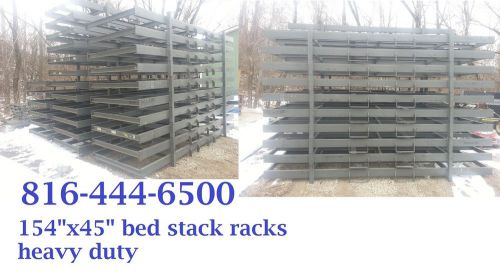 Used Stack Rack 154&#034;x45&#034; stackable heavy duty used pallet rack industrial