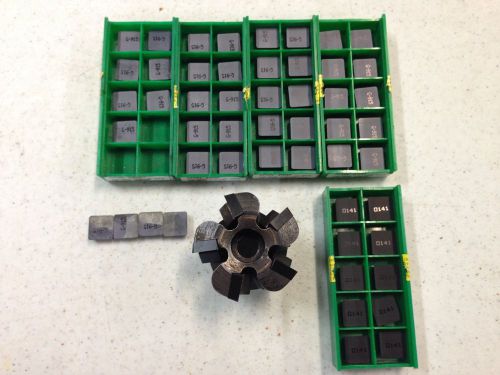 Greenleaf indexable milling head 2.00 cutting width and spgn 433 inserts Carbide