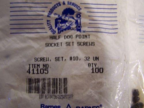 HALF DOG POINT SOCKET SET SCREWS. PACK OF 90 UNUSED FROM OLD STOCK. B-0004