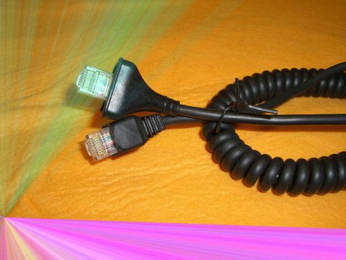 8-pin microphone replacement cable for kenwood mobile for sale