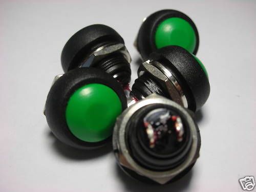 9pcs green momentary off-(on) push button car switch,33g for sale