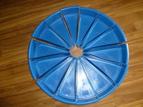 15 - Rotabin Plastic Pan, Blue - Rotary Bin Pans 15007-52 Free Shipping!!!