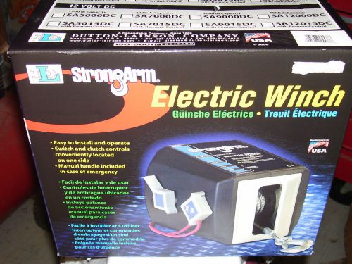 StrongArm Electric Winch SA5015AC with Remote 1200 lb capacity  120 VAC