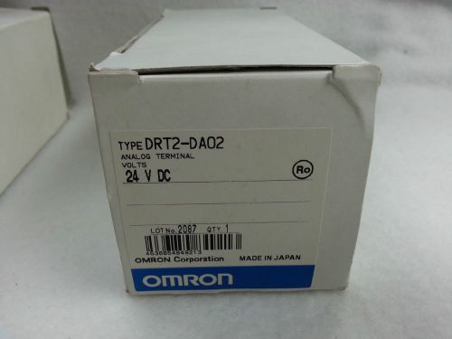 OMRON Analog Terminal DRT2-DA02 new in box