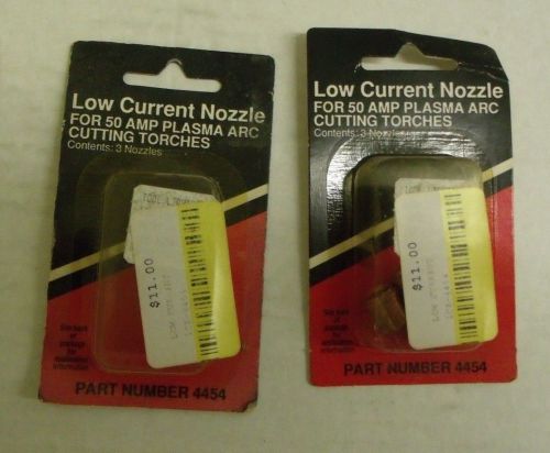 6 Low Current Nozzles for 50 Amp Plasma Arc Cutting Torches 4454