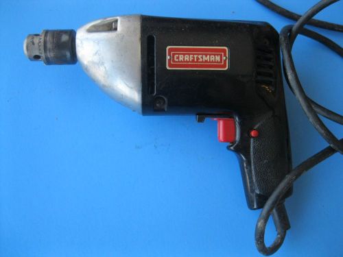 Vintage CRAFTSMAN ELECTRIC DRILL 3/8 INCH MODEL 315.11360 Tools