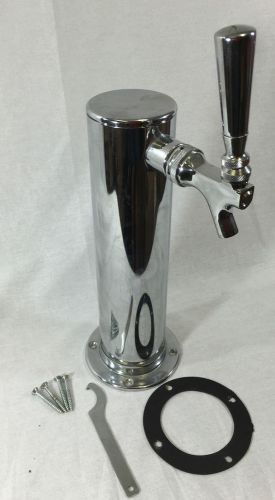 Stainless Steel Draft Beer Tower Kegerator Chrome Faucet and Handle