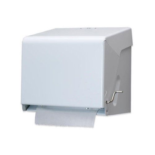 San Jamar Tear-N-Dry Essence Touchless Towel Dispenser in White Enamel