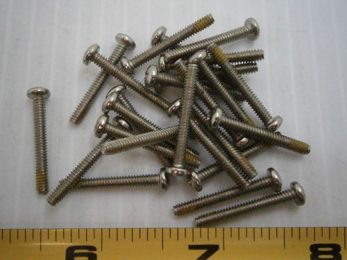 4-40 7/8&#034; L phil pan machine screw steel zinc lock tight patch lot of 100 #1476