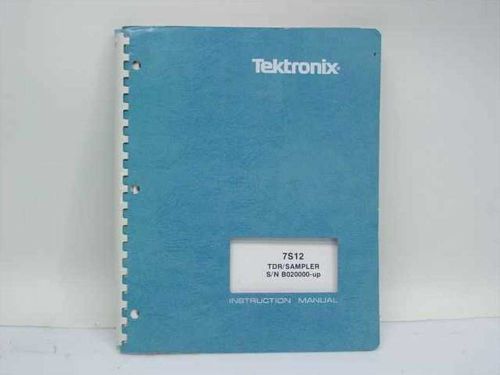 Tektronix 7S12 TDR/Sampler S/N B020000-up 070-1244-00