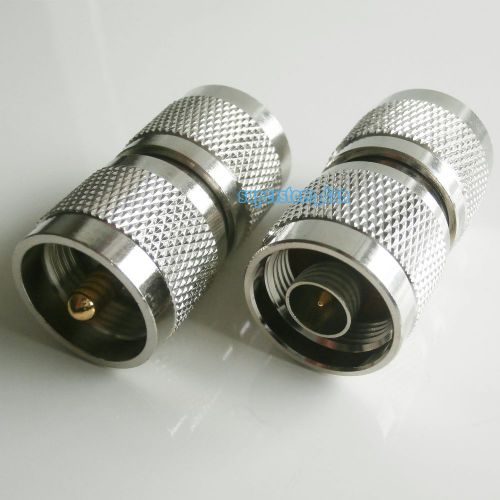 10Pcs N male plug to UHF male plug RF coaxial adapter connector