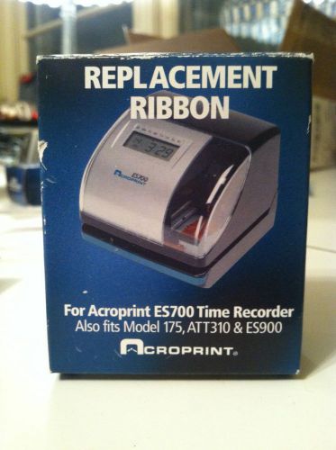Acroprint Replacement Ribbon for ES700, Model 175 or ATT310 time clock ES900 NEW