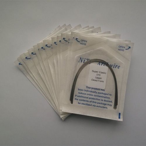 New 100 packs dental orthodontic super elastic niti arch wire round 10 pcs/ pack for sale