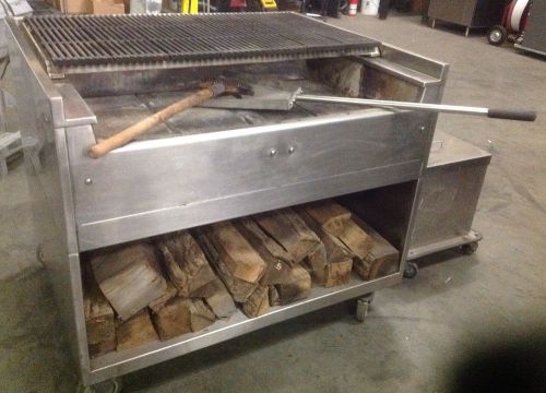 Wood/charcoal char-grill
