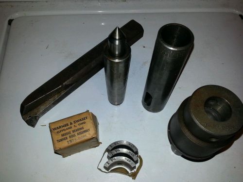 Turret lathe tooling bushings adapters used with warner swasey for sale