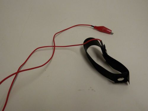 Used Anti Static Antistatic ESD Adjustable Wrist Strap Band Grounding Wristband