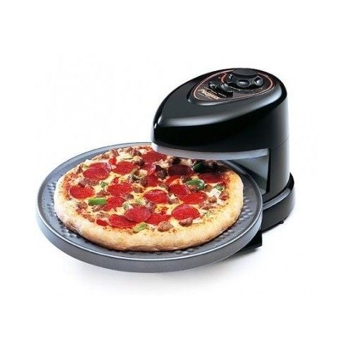 Countertop Removable Nonstick Pizza Bake Pan Snack Automatic Baker Rotating Oven