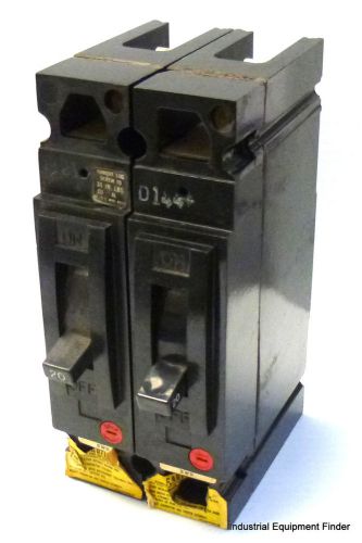 Lot of (2) GE Ted113020 20AMP Circuit Breaker 1-Pole 277VAC