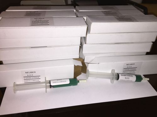 Neuber diamond compound 5 gram syringes 9-h-5 8-12microns quantity 32 green for sale