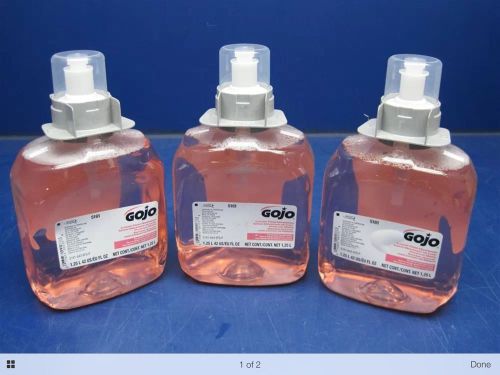 Lot of 3 Gojo Luxury Foam Handwash Refill 5161-03 1250mL
