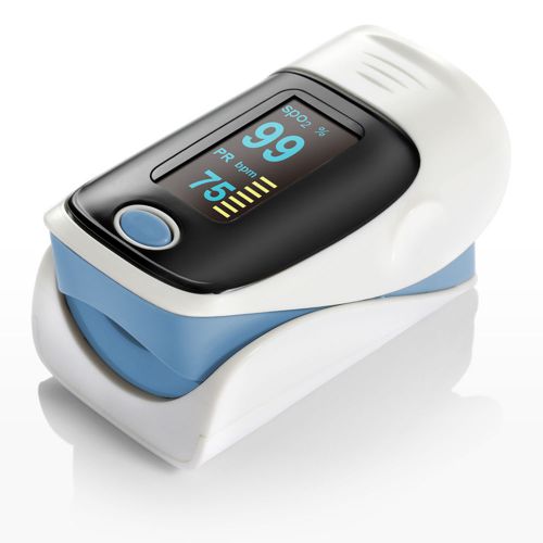 Blue 2015 New OLED Blood Oxygen Finger Pulse Oximeter SPO2 PR Monitor CA