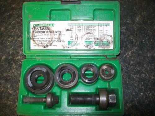 Greenlee slugbuster 7235bb knockout punch kit for 1/2 to 1-1/4  nr!!!!!!!!!!! for sale