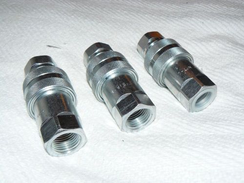 3 Pairs Stucchi BIR12 Quick Disconnect Couplers Male &amp; Female 1/2&#034;