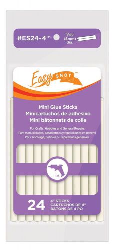 Arrow Fastener ES24-4 Easyshot Mini Glue Sticks, 24-Piece