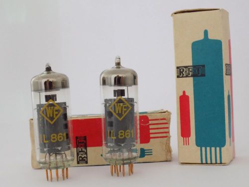 1x RFT IL861 - DuoDiode Regelpentode Power/Output Pentode Vacuum Tube Gold Plate