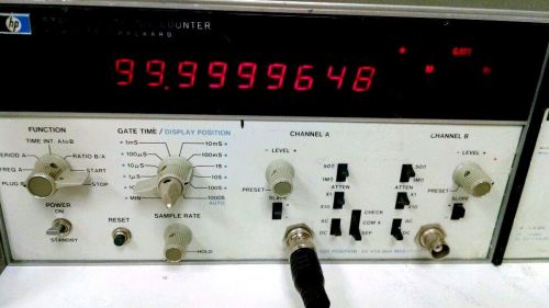 HP AGILENT 5345A COUNTER WITH 5355A CONVERTER AND HP 5355A