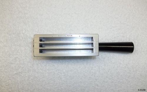 Kingsley Machine Holder - 3 line 18pt. 3-inch type holder  - hot foil stamping