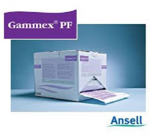 (R) Ansell Gammex Gloves Latex free powder free polyisoprene 40 Pairs size 7.5