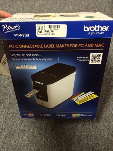 Brother P-Touch PT-P700 PC-Connectable Label Maker for PC and Mac