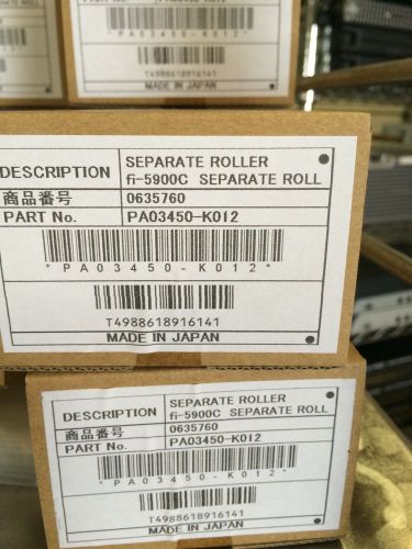 Fujitsu PA03450-K012 Separator Rollers for fi-5900C &#034;Make an Offer&#034;