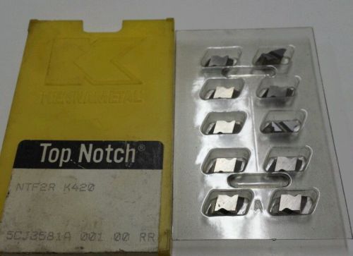NTF2R K420 Kennametal Carbide Inserts (1 package of 10) MADE in USA