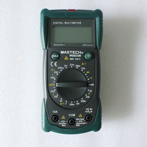 Mastech MS8233B LCD Digital Multimeter AC Voltage Detector Electrical Tools