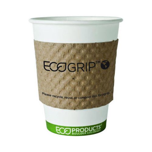 EcoGrip Renewable Resource Compostable and Recyclable Cup Sleeve